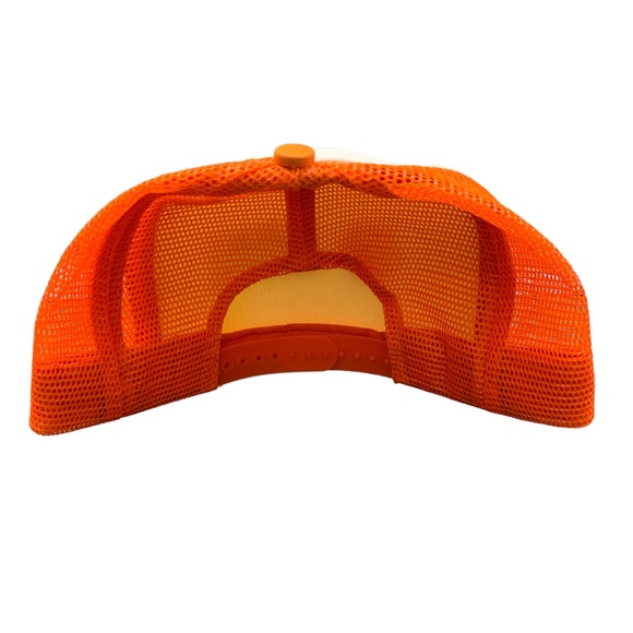 BLACK & DECKER vintage orange and white adjustable snapback Supreme Trucker hat. - Picture 6 of 10